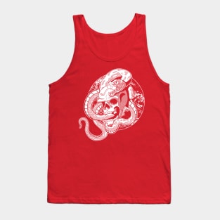 skull serpant Tank Top